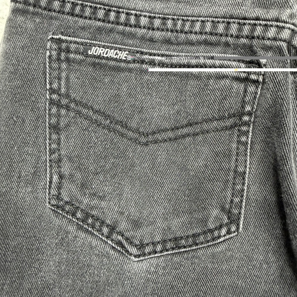 Jordache Basics Jeans Men's 27x27 Black Denim Straight Y2K Casual Streetwear - Picture 6 of 10